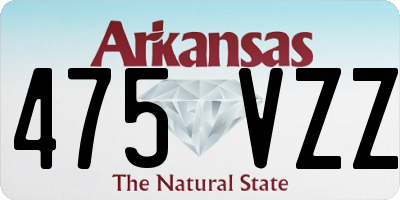 AR license plate 475VZZ