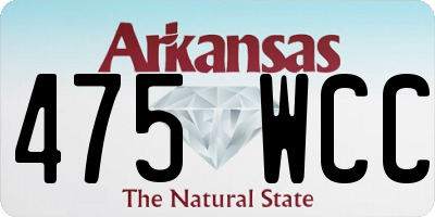 AR license plate 475WCC
