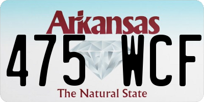 AR license plate 475WCF