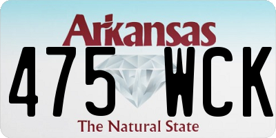 AR license plate 475WCK