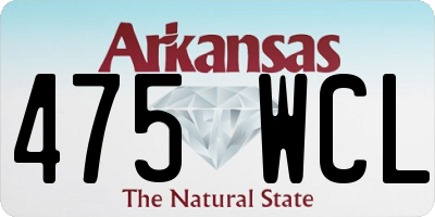 AR license plate 475WCL