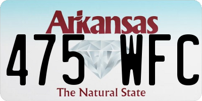 AR license plate 475WFC
