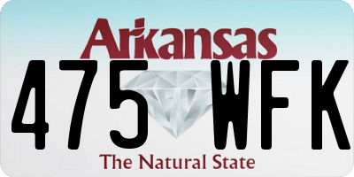 AR license plate 475WFK