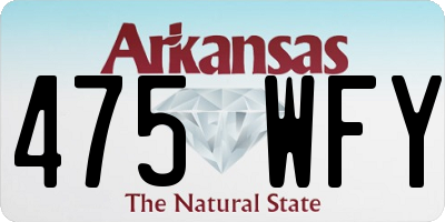 AR license plate 475WFY