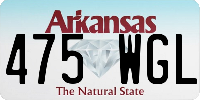 AR license plate 475WGL