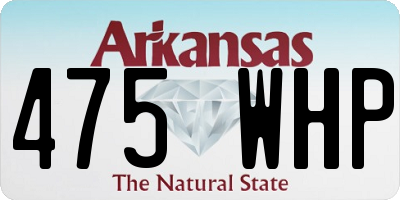 AR license plate 475WHP