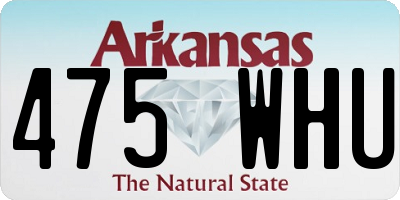 AR license plate 475WHU