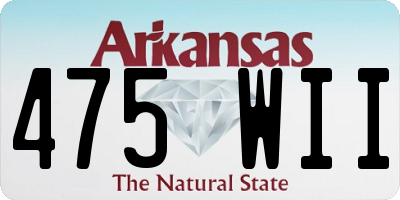 AR license plate 475WII