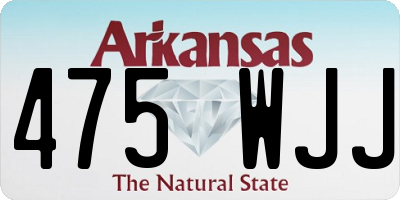 AR license plate 475WJJ