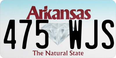 AR license plate 475WJS
