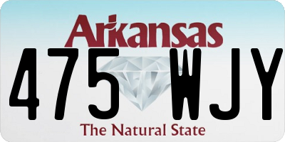 AR license plate 475WJY