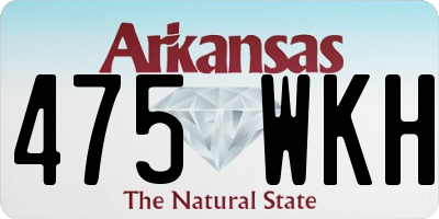 AR license plate 475WKH