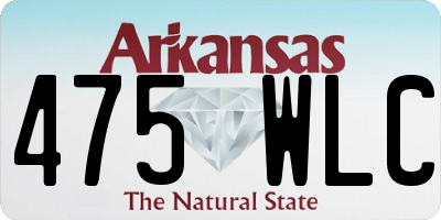 AR license plate 475WLC