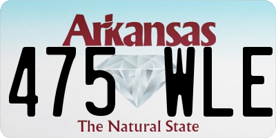 AR license plate 475WLE