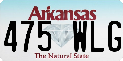 AR license plate 475WLG