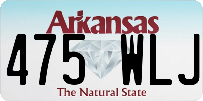 AR license plate 475WLJ