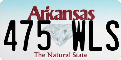 AR license plate 475WLS