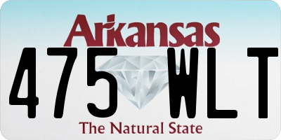 AR license plate 475WLT