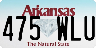 AR license plate 475WLU