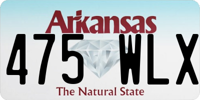 AR license plate 475WLX