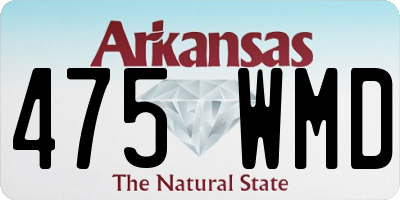 AR license plate 475WMD