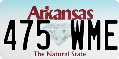 AR license plate 475WME