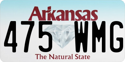 AR license plate 475WMG