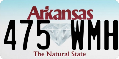 AR license plate 475WMH