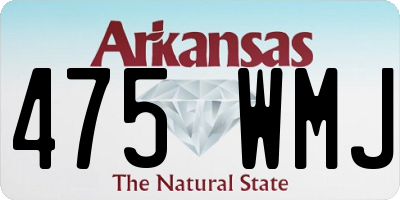 AR license plate 475WMJ