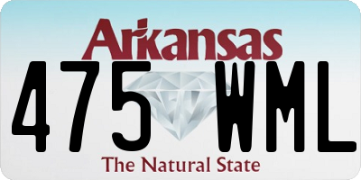 AR license plate 475WML