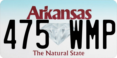 AR license plate 475WMP