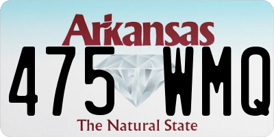 AR license plate 475WMQ