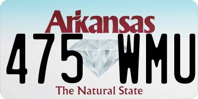 AR license plate 475WMU