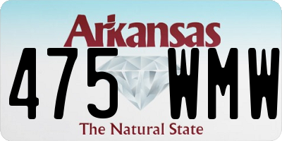 AR license plate 475WMW