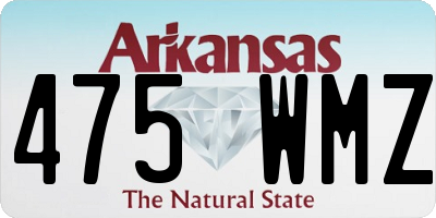 AR license plate 475WMZ