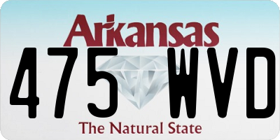AR license plate 475WVD