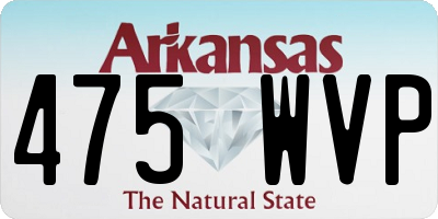 AR license plate 475WVP