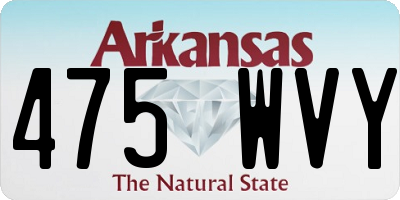 AR license plate 475WVY