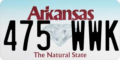 AR license plate 475WWK