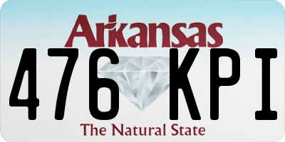 AR license plate 476KPI