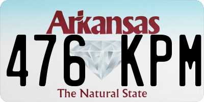 AR license plate 476KPM