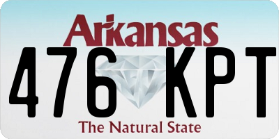 AR license plate 476KPT