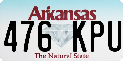 AR license plate 476KPU