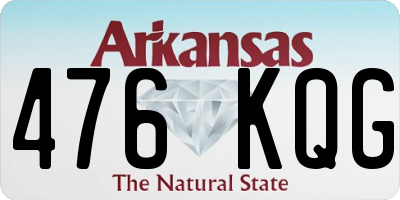 AR license plate 476KQG