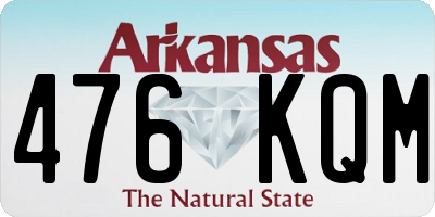 AR license plate 476KQM