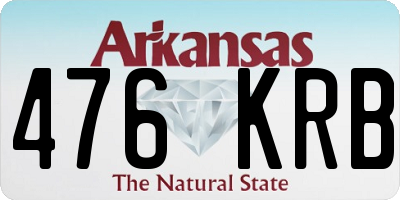 AR license plate 476KRB