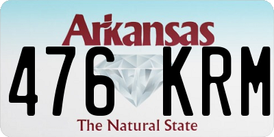 AR license plate 476KRM