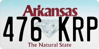 AR license plate 476KRP