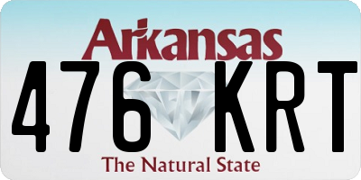 AR license plate 476KRT