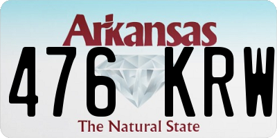 AR license plate 476KRW